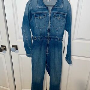 Good American Denim Jumpsuit